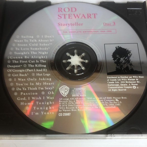 Rod Stewart Storyteller 4 disc cd set. The complete Anthology 1966-1990 - Picture 11 of 14